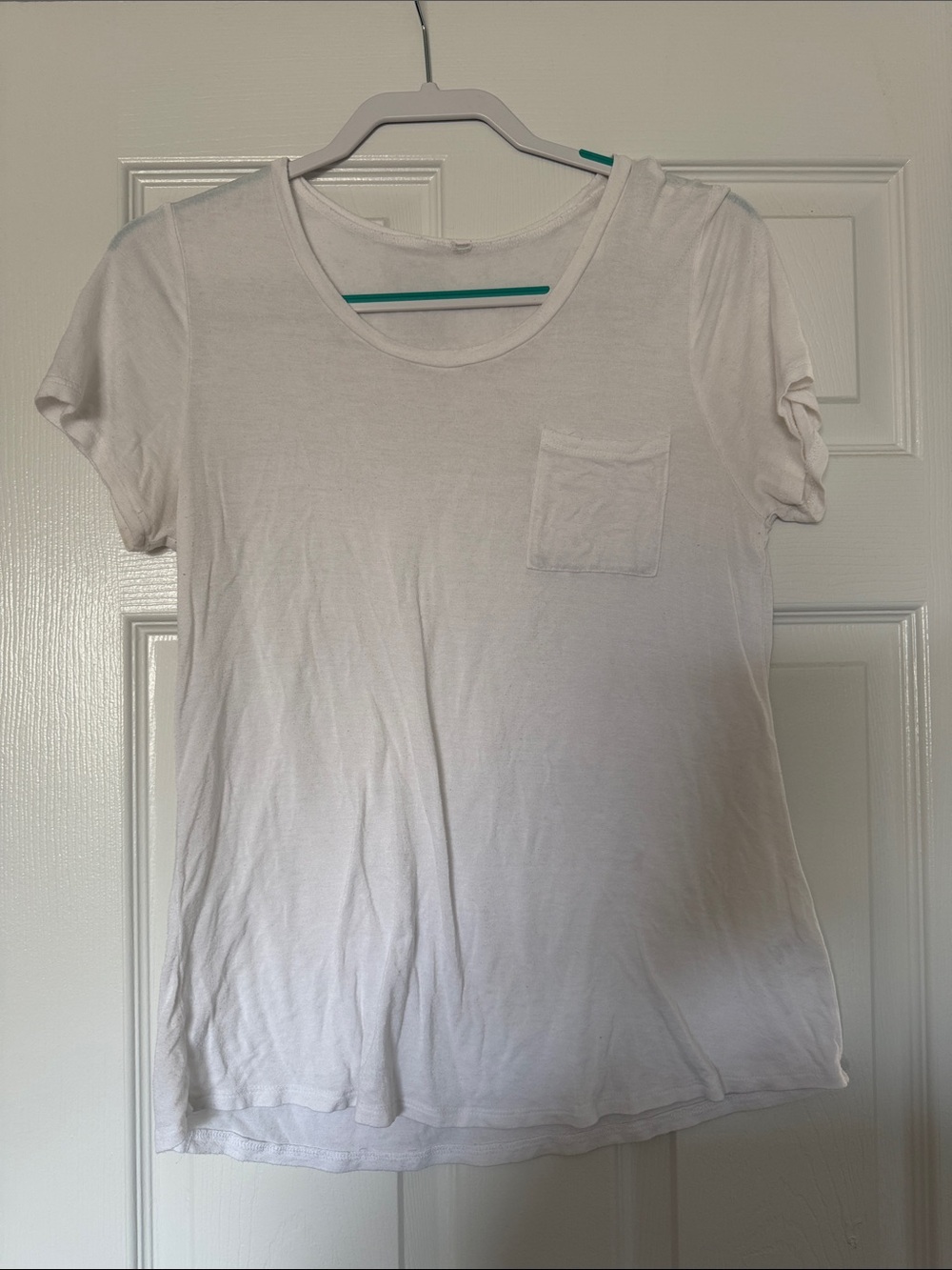 Classic White Women's Pocket Tee - Lightweight Casual Top
